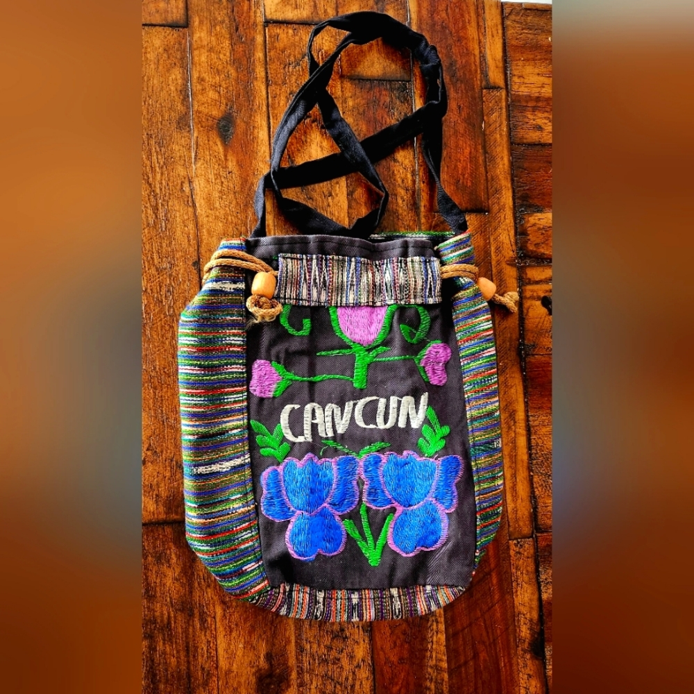Embroidered handmade bag